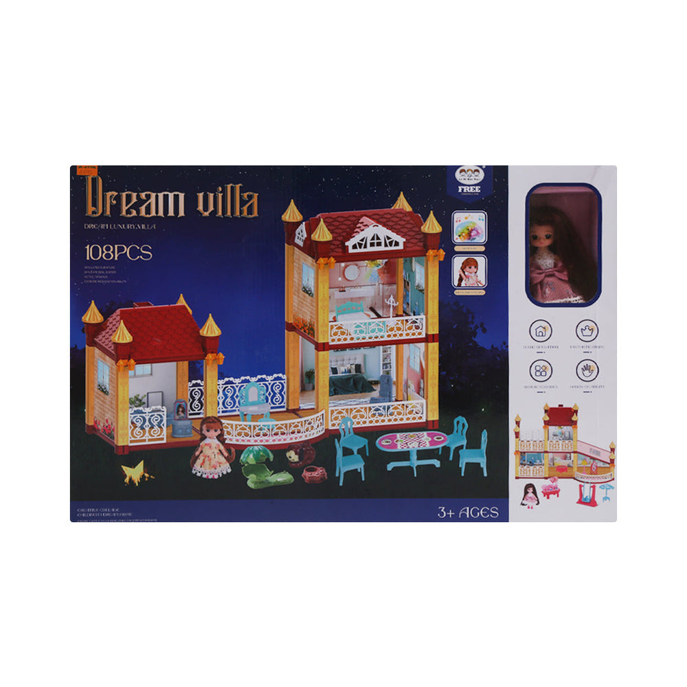 8259-1 DREAM DOLL HOUSE A.I Default Title - MamasJan Toys