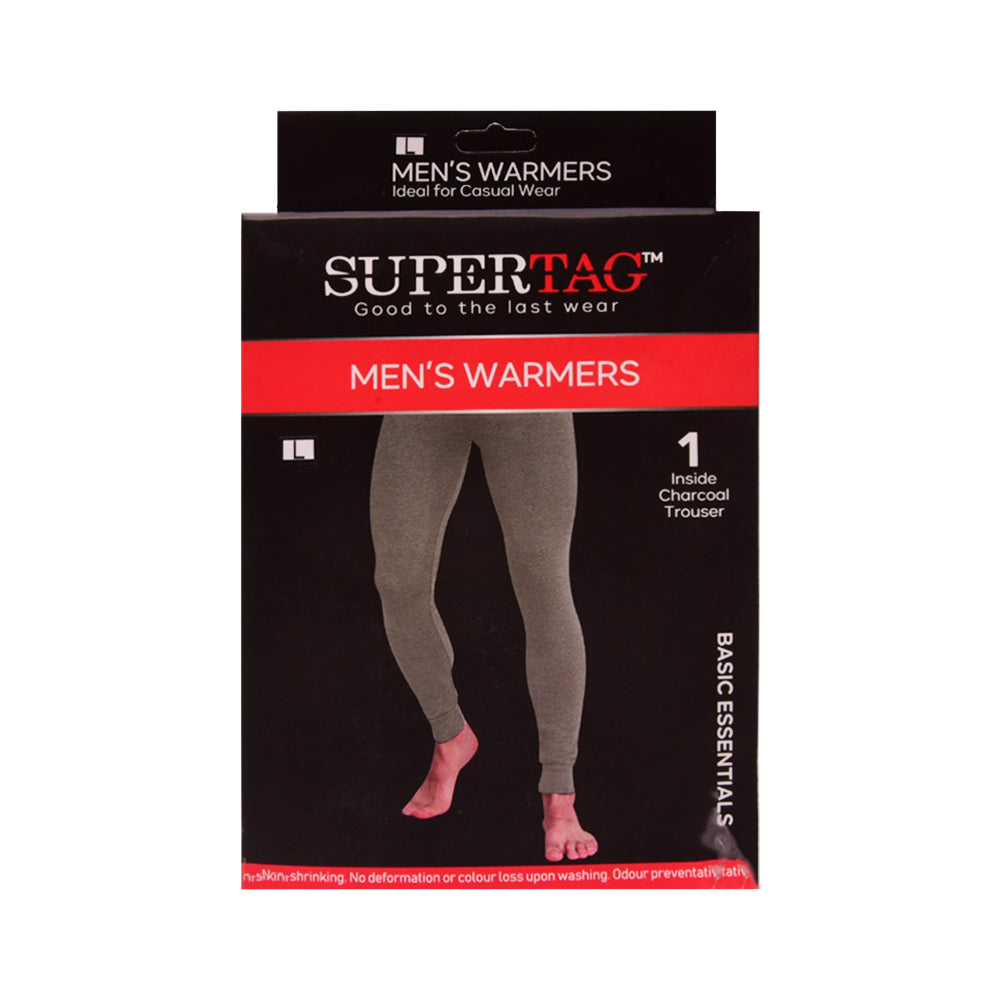 SUPER TAG MEN WARMER PAJAMA CHR LARGE 1P Default Title - MamasJan mens wear