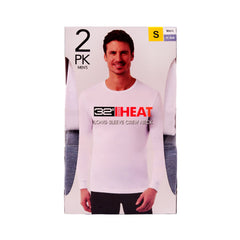 MEN HEAT-32 WARMER SHIRT P-2 GRY/WHT S (IR) Default Title - MamasJan mens wear