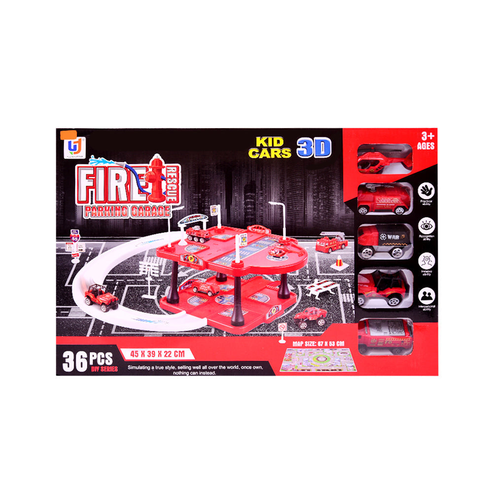233T FIRE RESCUE PARKING LOT A.I Default Title - MamasJan Toys