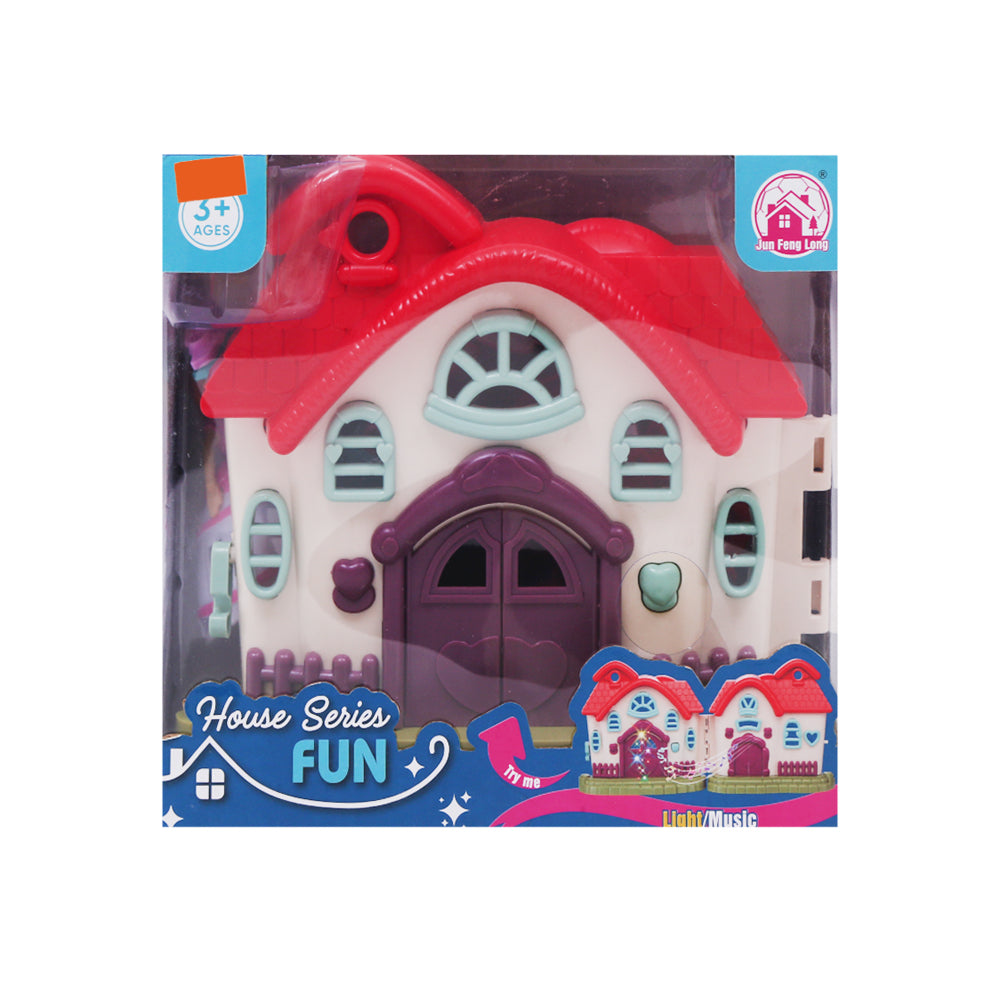 896-37 DOLL HOUSE RED A.I Default Title - MamasJan Toys
