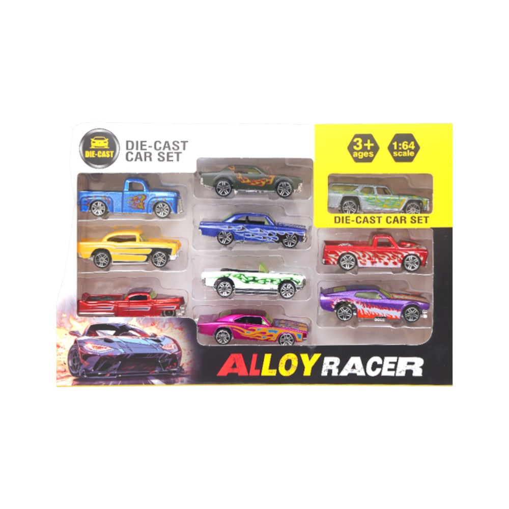 MC-4041 164 METAL CAR 10PCS SET A.I Default Title - MamasJan Toys