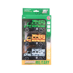 9895-50 FRI MILLTARY TRUCK 3PCS A.I Default Title - MamasJan Toys