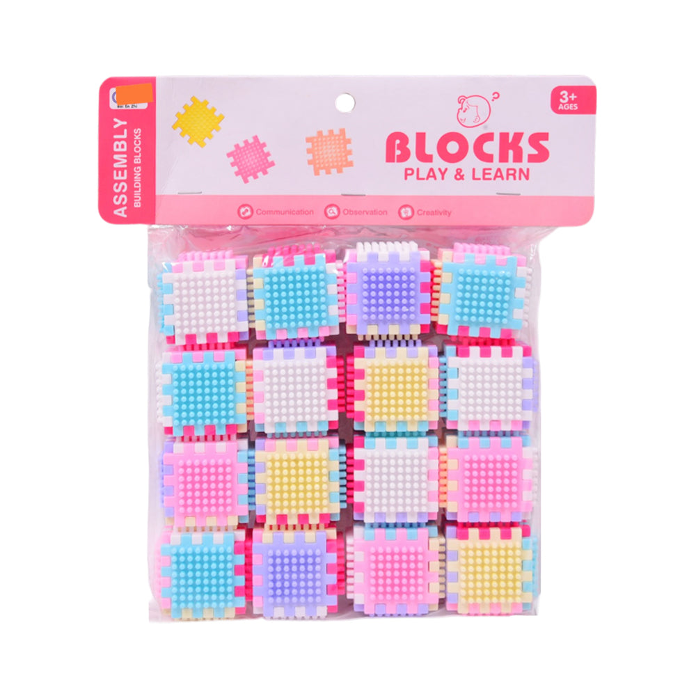 6651-11 16PC BLOCKS PVC A.I Default Title - MamasJan Toys