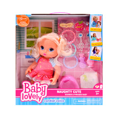 277-4 GIRL DOLL W-ACCESSORIES 12INCH A.I Default Title - MamasJan Toys