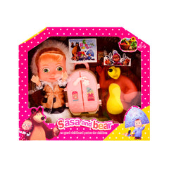 2401A-1 MASHA MINI DOLL W-BEAR A.I Default Title - MamasJan Toys