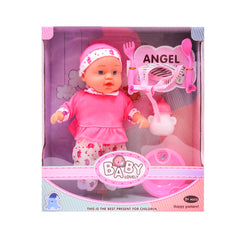BLS-W262 DOLL W-ACCESSORIES 14INCH A.I Default Title - MamasJan Toys