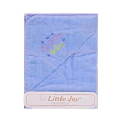 BABY BATH TOWEL PLAIN APPLIQUE MZW-25 Default Title - MamasJan KidsWear