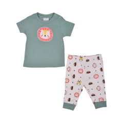 BOYS S/S 2PC PAJAMA SUIT MZW-25 0-3M 247-003 THAI Default Title - MamasJan KidsWear