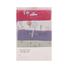 BOYS L/S 5PC BODY SUIT MZS-25 6-9M M&P4111 Default Title - MamasJan KidsWear