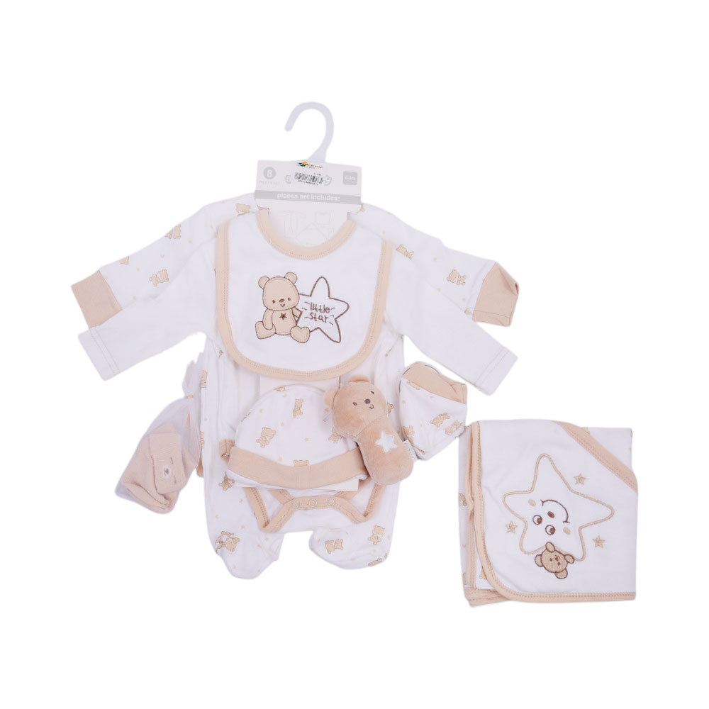 BABY 8PC GIFT SET HANGER MZS-25 0-3M S9310 Default Title - MamasJan KidsWear