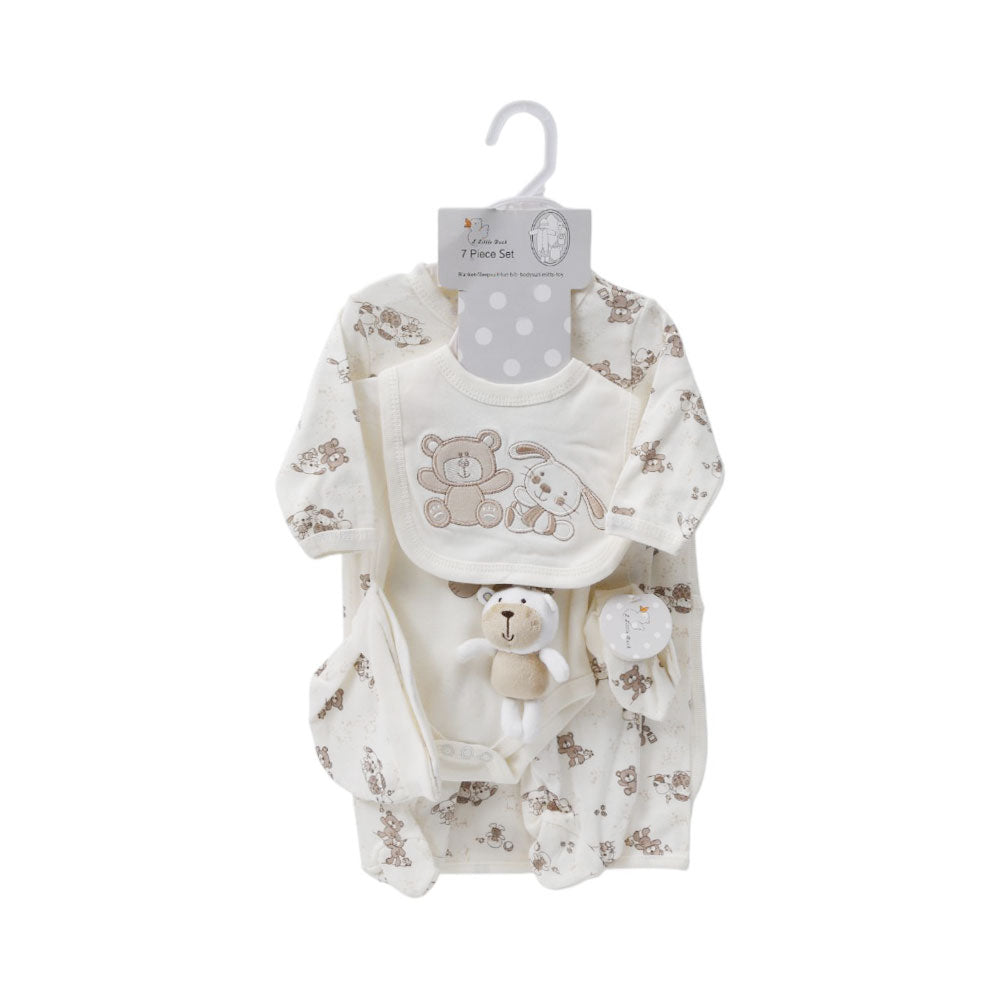BABY 7PC GIFT SET HANGER MZS-25 0-3M S9315 Default Title - MamasJan KidsWear