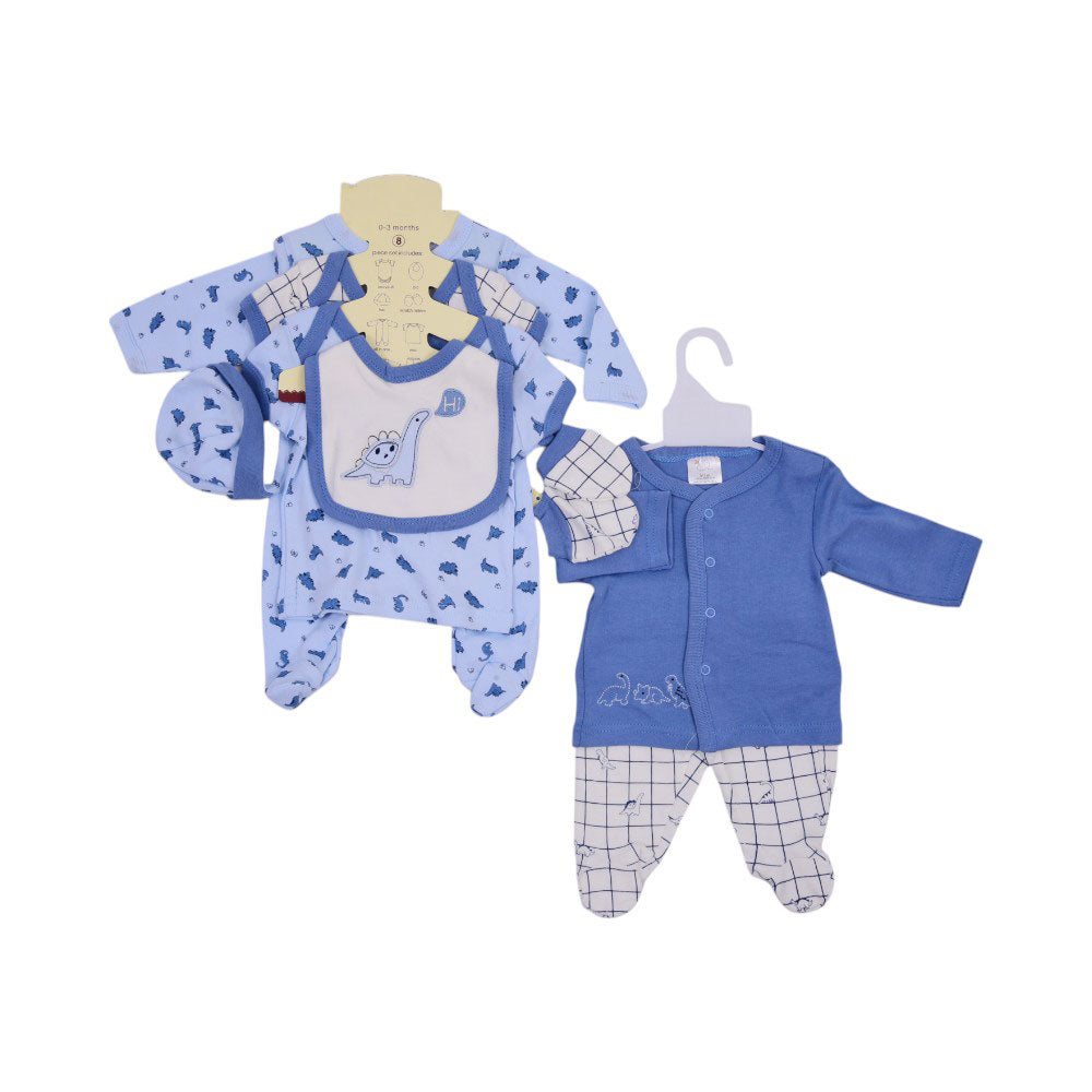 BABY 8PC GIFT SET HANGER MZS-25 0-3M S8313 Default Title - MamasJan KidsWear