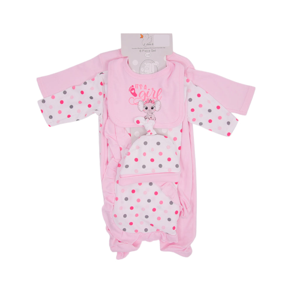 BABY 6PC GIFT SET HANGER MZS-25 3-6M S6311 Default Title - MamasJan KidsWear