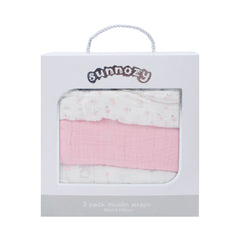 BABY 3PC WRAPPING SHEET COTTON 12X12 MZS-25 MSL087B Default Title - MamasJan KidsWear