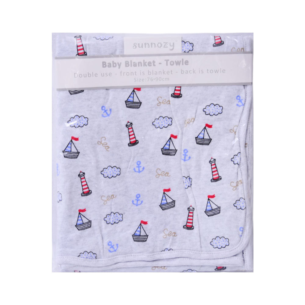 BABY WRAPPING SHEET COTTON 76X90 MZS-25 CLBL67-A Default Title - MamasJan KidsWear