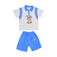 BOY S/S 2PC KNICKER SUIT MZS-25 3-4 YEAR BS-13 W/G Default Title - MamasJan KidsWear