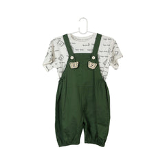 BOY S/S 2PC ROMPER MZS-25 3-4 YEAR GS-8 W/G Default Title - MamasJan KidsWear