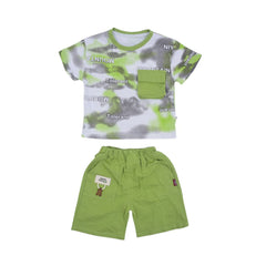 BOY S/S 2PC KNICKER SUIT MZS-25 12-18M SB-08 W/G Default Title - MamasJan KidsWear