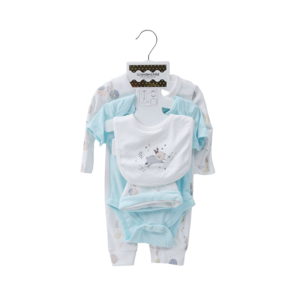 BABY 5PC GIFT SET HANGER ORGANIC IRS-25 0-3M 262-069 Default Title - MamasJan KidsWear