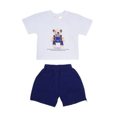 BOY S/S 2PC KNICKER SUIT Y/T MZS-25 9-12M 34 Default Title - MamasJan KidsWear