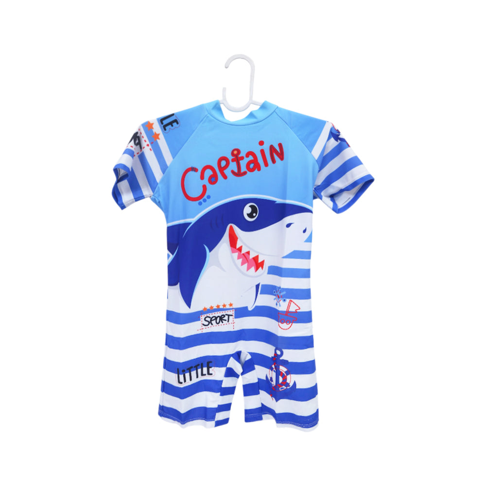KIDS S/S 2PC SWIMMING COSTUME NZS-25 5-6 YEAR SPN 1852 Default Title - MamasJan KidsWear
