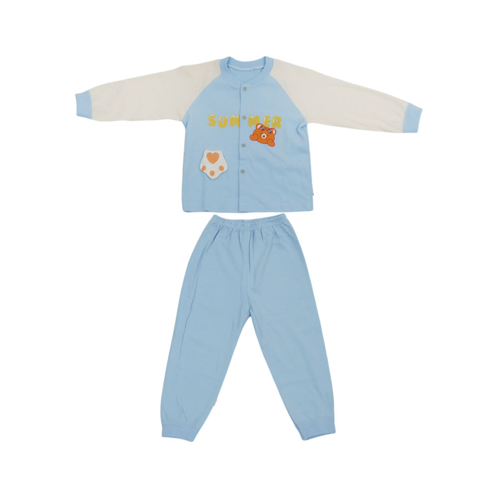 BOYS L/S 2PC PAJAMA SUIT NZS-25 9-12M 224B A.G Default Title - MamasJan KidsWear