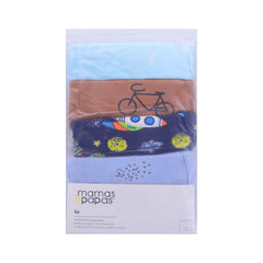 BOYS 5PC PAJAMA MAMAS & PAPAS IRS-25 2-3 YEAR SS-4 Default Title - MamasJan KidsWear