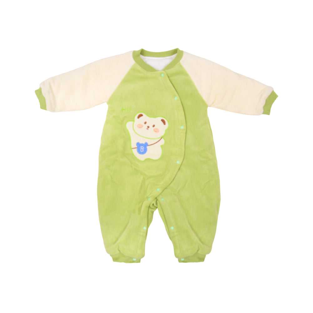 BOYS L/S QUILTED ROMPER NZW-25 9-12M 93691 Default Title - MamasJan KidsWear