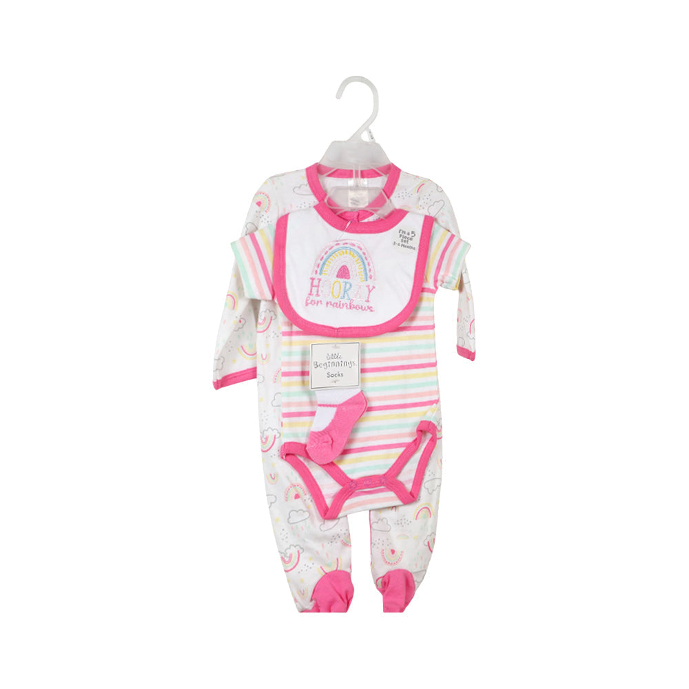 BABY 5PC GIFT SET HANGER NZW-25 3-6M S112 Default Title - MamasJan KidsWear