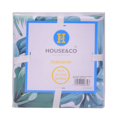 House & Co PILLOW COVERS PAIR KWIECITA MONSTERA 19X29 TC-200 Default Title - MamasJan Household
