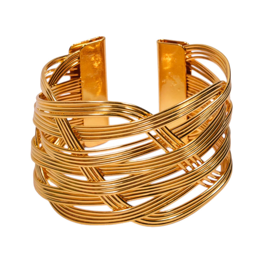 NAPKIN RING IR GOLDEN 24 Default Title - MamasJan Household
