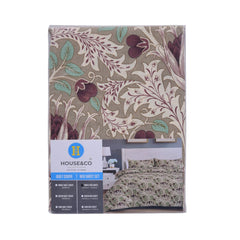 House & Co BED SHEET SINGLE ETCHING & ROSES MAIN VERSION T-144 Default Title - MamasJan Household