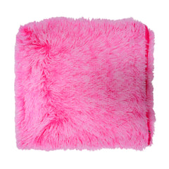 THE CUSHION COVER WOOL SHAGGY 2 TONE PINK-25 Default Title - MamasJan Household