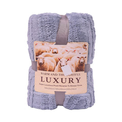 FLEECE BLANKET IR SKY BLUE 62301-6 Default Title - MamasJan Household