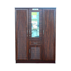 WARDROBE A+B+C MAHOGANY 9938 Default Title - MamasJan Household
