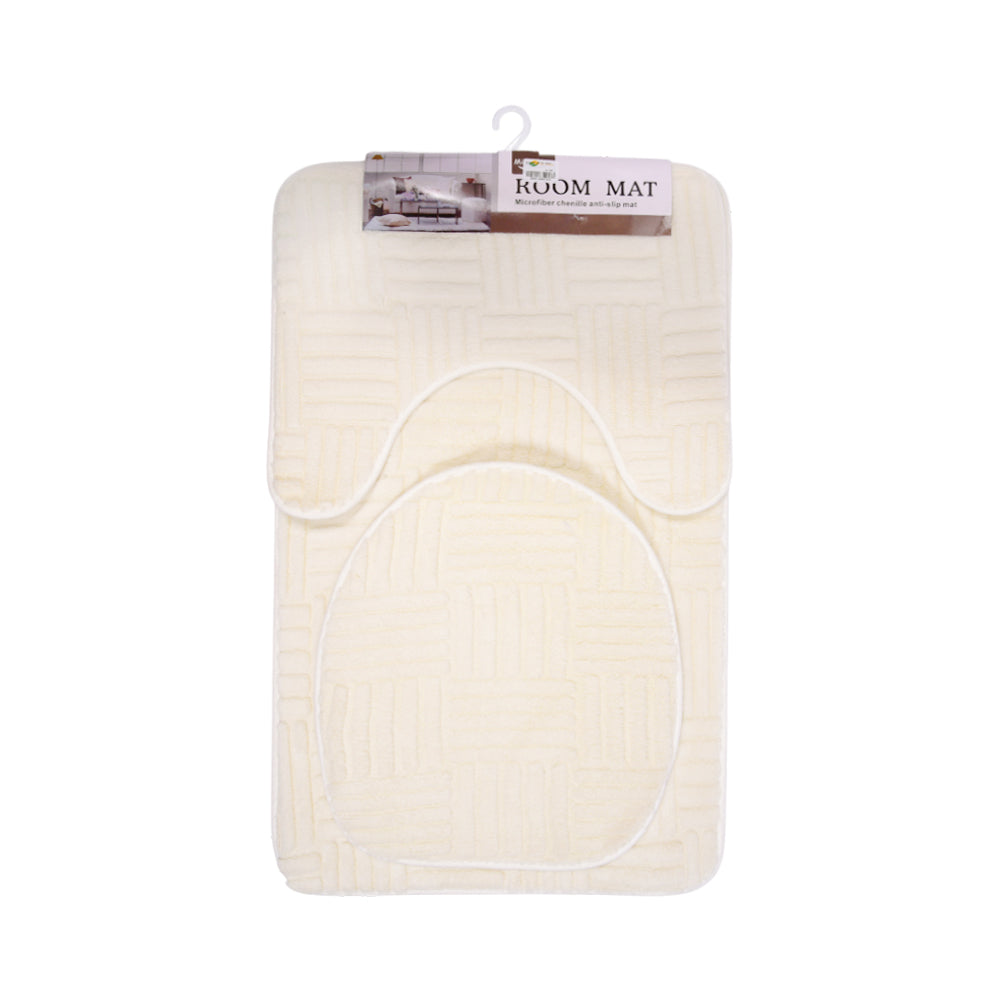 BATH MAT 3PC SET 50X80 R-21 Default Title - MamasJan Household