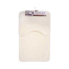 BATH MAT 3PC SET 50X80 R-21 Default Title - MamasJan Household