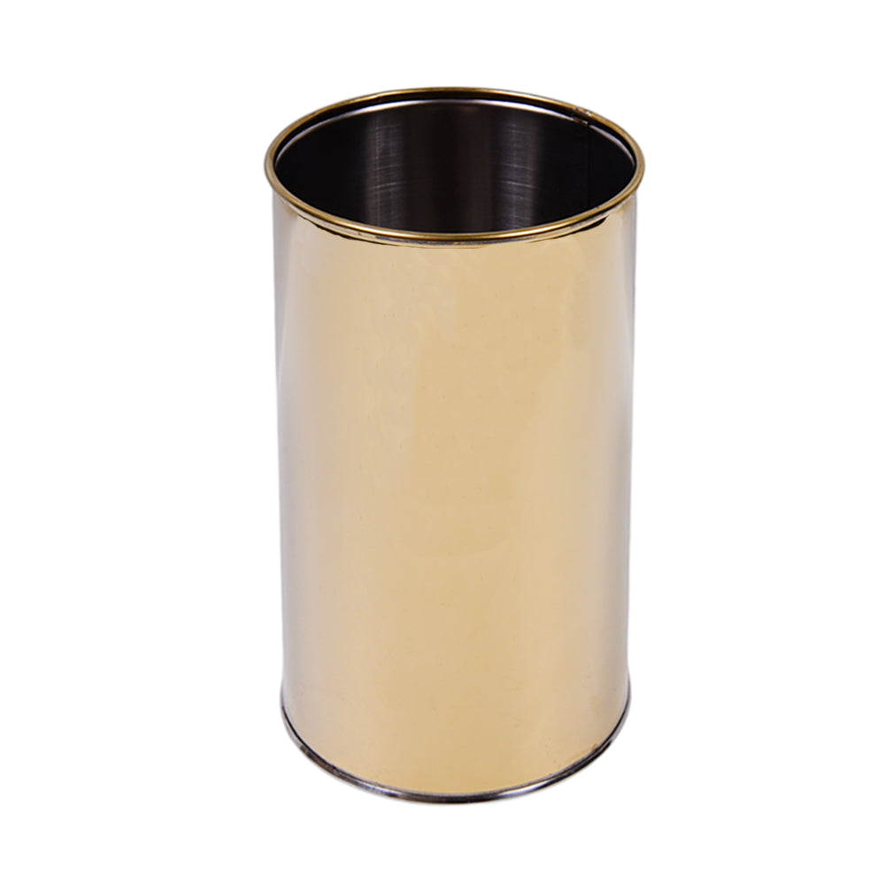 VASE METAL GOLDEN 2445-2 Default Title - MamasJan Décor