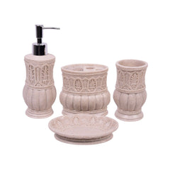 BATHROOM SET 4PC IR SMS-888 Default Title - MamasJan Decoration