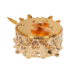SUGAR POT GOLDEN IR HYT002 Default Title - MamasJan Crockery