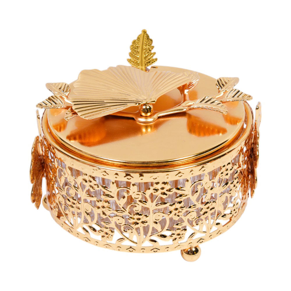 SUGAR POT GOLDEN IR HYT006 Default Title - MamasJan Crockery