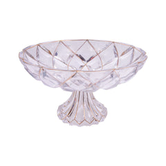 BOWL CANDY CRYSTAL GOLDEN 0640-10 Default Title - MamasJan Décor