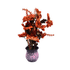 ARTIFICIAL FLOWER POT IR 0092-45 Default Title - MamasJan Decoration