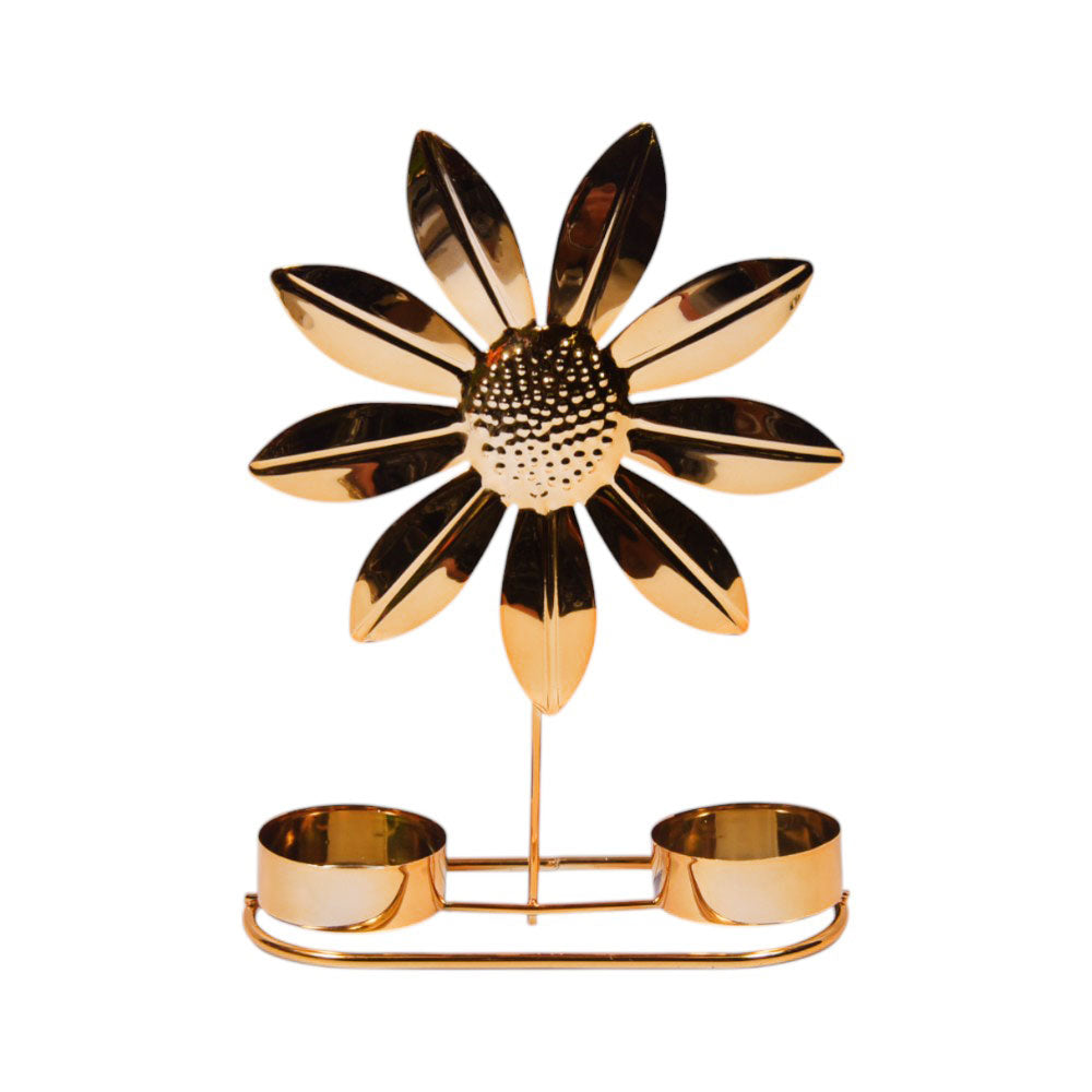 CANDLE STAND METAL IR 6842-2 Default Title - MamasJan Decoration