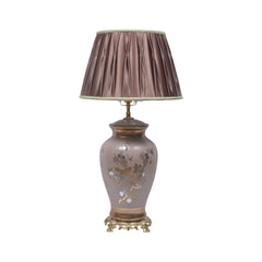 LAMP PORCELAIN BRASS IR H-PV175-116-W JS-1801-HBW01 Default Title - MamasJan Décor