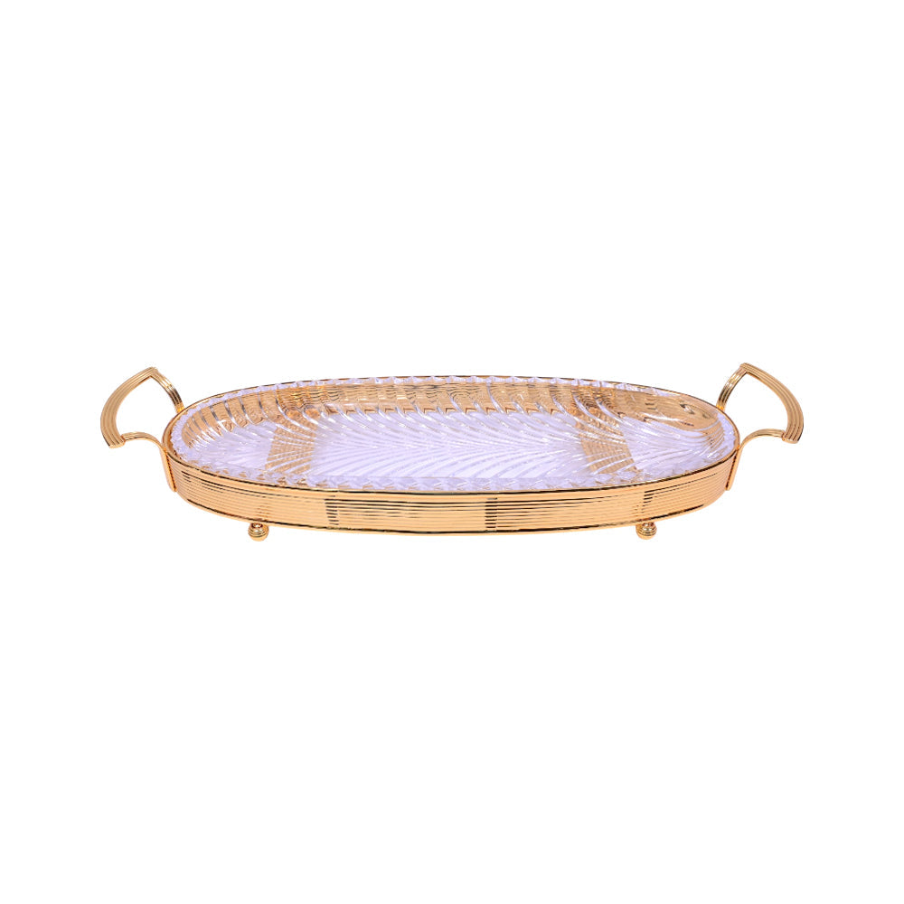 DISH SERVING ORCHID TA2877 Default Title - MamasJan Decoration