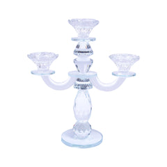 CANDLE STAND CRYSTAL IR 7301-53-3 Default Title - MamasJan Décor