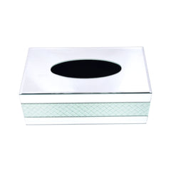 TISSUE BOX GLASS H008 Default Title - MamasJan Décor