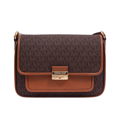 MK LADIES BRADSHAW CROSS BODY BAG MD BROWN 35R5G2BM8B Default Title - MamasJan Ladies Shoes & Bags